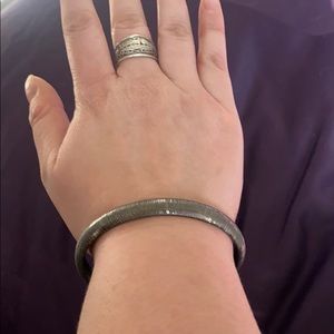Silver bangle